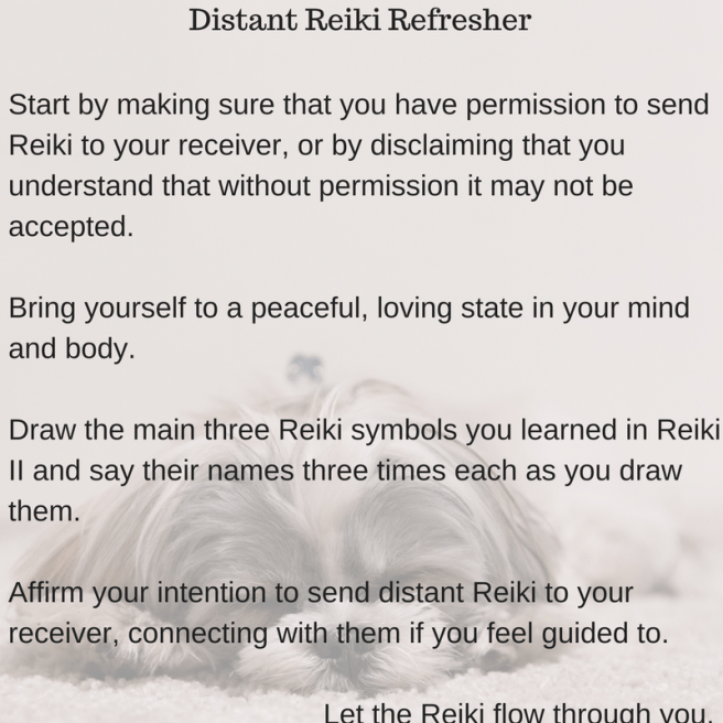 Distant Reiki Refresher